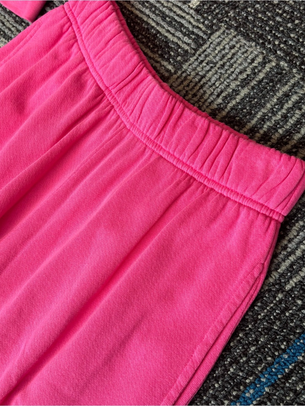 Michael Lauren knit set XS Pink Sweatsuit Crew Neck Wide Leg Pants - Picture 6 of 11